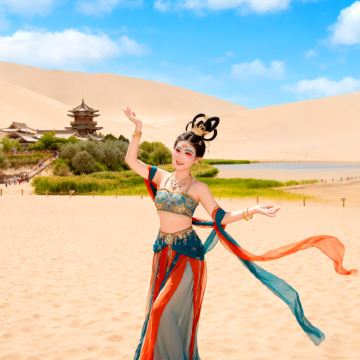 青海湖景区+茶卡盐湖+察尔汗盐湖+敦煌+张掖7日6晚拼小团