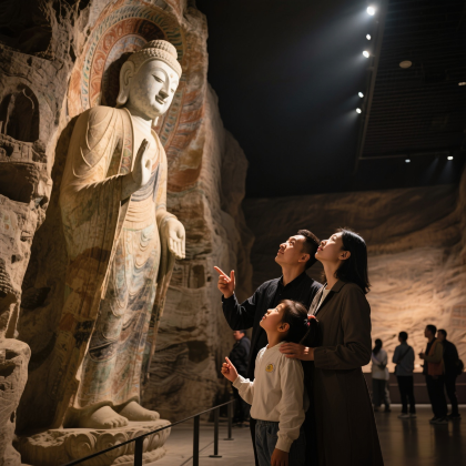 山西太原+五台山+大同+平遥古城+山西黄河壶口瀑布旅游区6日5晚私家团