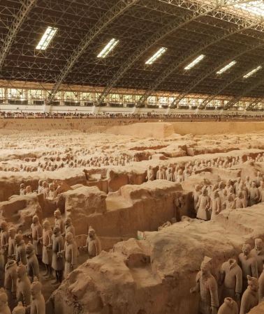 7D6N • Emperor Qinshihuang's Mausoleum Site Museum + Bianque Memorial Hall + Mount Hua + Hukou Waterfall tourist area of the Yellow River