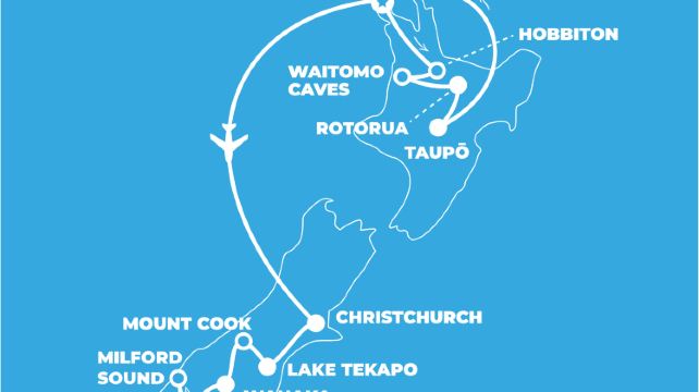 13-Day Epic New Zealand Adventure from Auckland·Geothermal Park, Maori Culture, Christchurch,  Queenstown