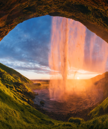 8D7N • Aurora Tour + Blue Ice Cave Adventure + Hot Spring Experience + Aurora Cruise