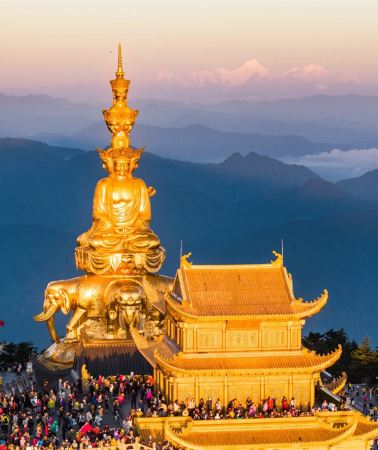 7天6晚 • 九寨溝+黃龍+峨眉山+樂山大佛 | 上限7人VIP團含導遊 | 高鐵往返九寨+9座豪華保母車 | 全程餐標升級 船遊大佛 川劇&蓋碗茶