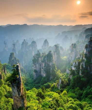 4D3N • Zhangjiajie tour: avatar Mountains, glass Bridge,baofeng Lake & tianmen mountain & english-speaking guide: 5-diamond hotel, no shopping stops