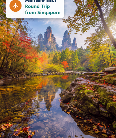 10D9N • Airfare Incl · City Meets Nature: Chongqing + Zhangjiajie · Hongya Cave Nights + Avatar Peaks + Tianmen Sky Gate · Fairy Mountain & Fenghuang · Meals Incl · SG Departure