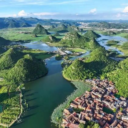 昆明+弥勒+普者黑风景区+屏边+河口+元阳+建水+抚仙湖8日7晚拼小团