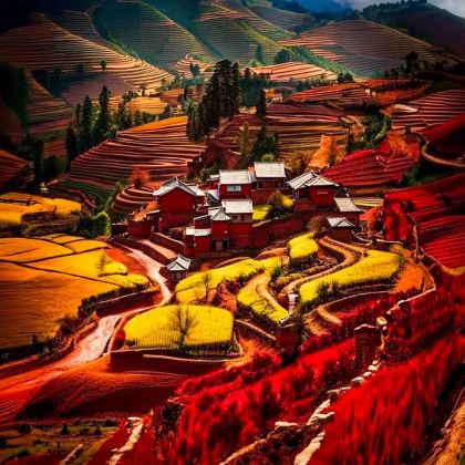 昆明+罗平+普者黑景区+弥勒+碧色寨风景区+元阳+建水+抚仙湖+东川红土地+广南9日8晚私家团