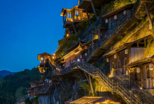 江西上饶望仙谷半日游【不赶时间，尽情游玩，欣赏醉美夜景】【承诺全程无购物，只与美景相伴，行程透明有保障，放心游！】