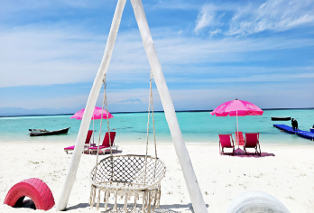 沙巴美人鱼岛【导游 |自助午餐 |可选 浮潜 或 深潜】【沙巴西海岸感受清澈海水和纯净的海滩】