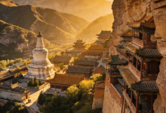 【定制包车游】云冈+悬空寺+五台山北门【假期特惠※上门接※】【纯游玩，无消费，出发时间自由，景区游玩不限时，免费接送】