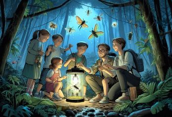 西双版纳夜游天源虫谷 | 昆虫灯诱实验 | 云南虫谷【[亲子探趣，自然课堂]：为家庭打造自然花园课堂，徒步雨林学昆虫、生物多样性互动，亲子同游增情谊】