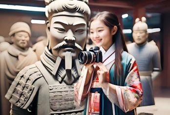 秦始皇帝陵博物院（兵马俑）+华清宫一日游 √ 可选演出【[贴心服务]提供三环内酒店接早服务，选用舒适空调旅游车，确保一人一座，旅途更惬意。】