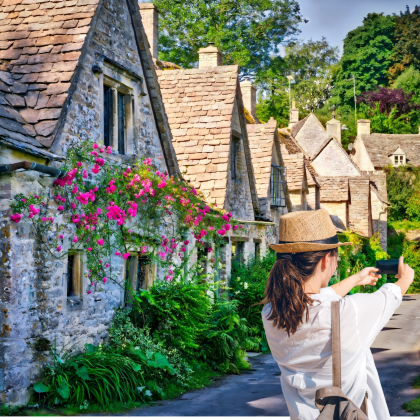 英国伦敦科茨沃尔德+丘吉尔庄园一日游 英式乡村 贵族庄园