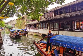 【双船专线】苏州拙政园+寒山寺+游船+周庄+摇橹船一日游【[园林水乡 ]天天发班，游玩有价值、有内涵的景点，深度游玩，沉浸式旅游体验，不浪费您宝贵时间。】