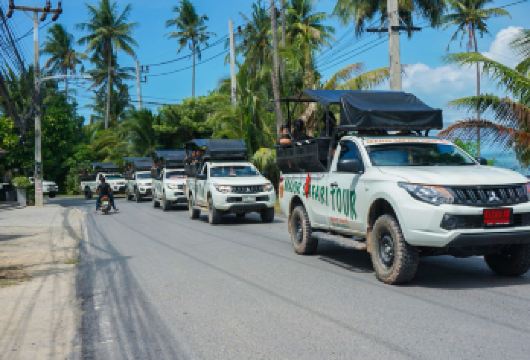 苏梅岛4X4四驱车之旅Major Safari Tour【乘坐四驱皮卡车环游】