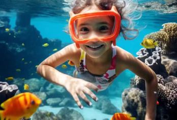 加井岛VIP小团出海珊瑚礁浮潜海钓＋摩托艇/香蕉船＋水下拍摄【网红玻璃海 珊瑚礁浮潜探索海底世界 快乐香蕉船摩托艇畅快游玩】