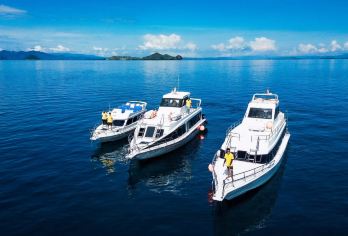 科莫多岛快艇一日游【帕达尔岛+粉红沙滩+塔卡望加锡+曼塔角】【从岛上标志性的三重海湾和帕达尔岛顶部捕捉Instagram上值得分享的美景】