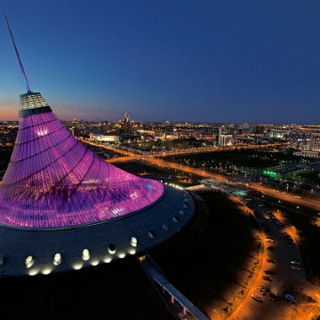 巴伊杰列克观景塔+可汗之帐+努尔清真寺+总统府广场