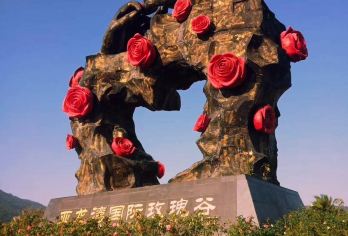 三亚天涯海角+亚龙湾国际玫瑰谷+太阳湾包车一日游-可英文服务【可提供英文及小语种导游服务-往返接送-可选导游-可代订门票】