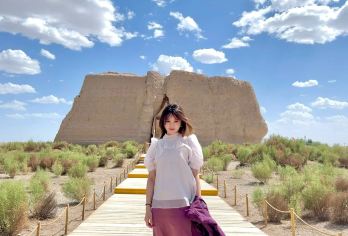 敦煌西线一日游经典早归团【雅丹+玉门关】18：00返回【[欣美品质]当日行程机场火车站免费接！立省30元打车费】