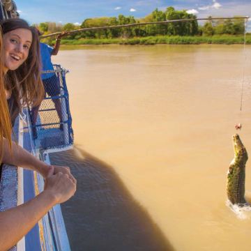 阿德莱德河鳄鱼游船+自然探索半日游【达尔文出发】