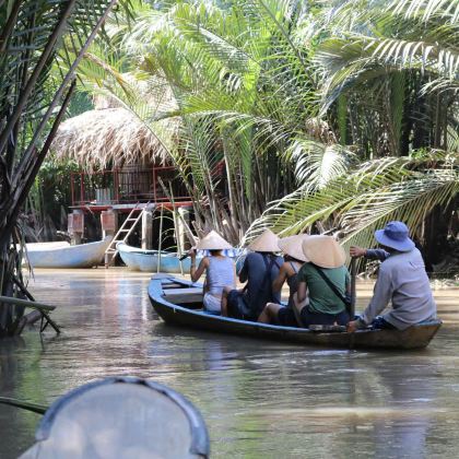胡志明市：槟椥湄公河三角洲之旅（含乘船与骑行体验）