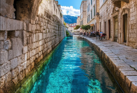 古城穿梭千年，钟声海风相和，飞瀑濯足涤尘心——亚得里亚明珠【[定制包车游]专享中文司机独立包车，市区范围酒店上门接送，行程路线可根据个人需求调整。】