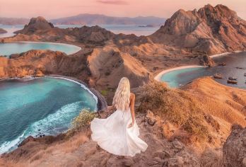 科莫多国家公园一日游 当地地接 总统同款快艇/粉色沙滩/水洞【印尼总统来科莫多考察指定宜事旅游作为接待方，国家严选，政府保证】