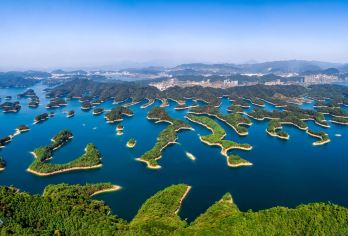 千岛湖东南湖区+黄山尖+天池岛+桂花岛一日游《当地出发 》【纯玩登黄山尖观“天下为公”】