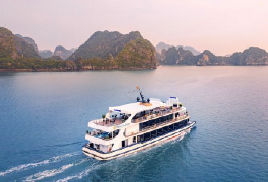 五星钻石邮轮 河内下龙湾一日游 酒店接送+自助餐+皮划艇【[一价全包]包含接送午餐导游船票门票等，无隐形消费】