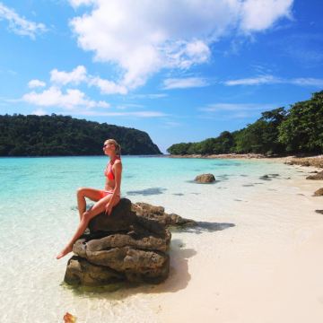 泰国洛克岛+哈岛一日游|跳岛游+浮潜|可选普吉甲米兰塔出发