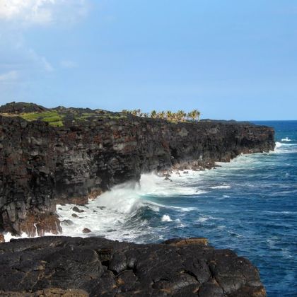 美国夏威夷火山国家公园+普纳鲁吾黑沙海滩+冒纳凯阿火山一日游