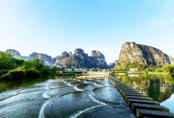 【纯玩】德天瀑布+明仕田园竹筏+鱼鳞坝一日游【天天发班，舒心出游，全程店】