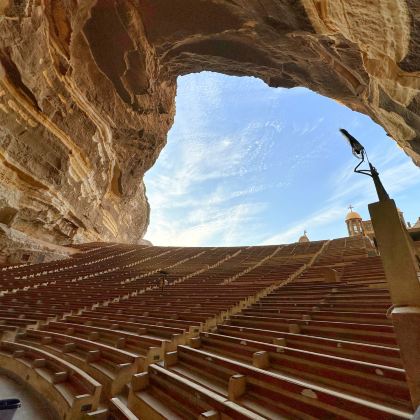 萨拉丁城堡一日游 洞穴教堂+悬空教堂+艾兹哈尔清真寺+哈利利
