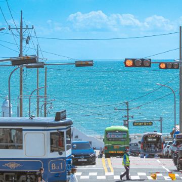 韩国釜山一日游【海云台蓝线公园/甘川文化村/青沙浦/龙宫寺】