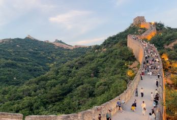 万里长城八达岭，爬长城做好汉，【开放最早的一段长城】