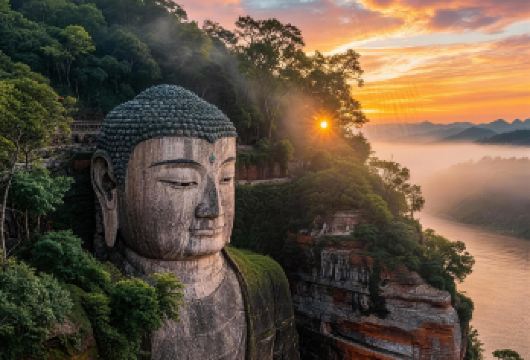 黄龙溪+乐山大佛【小包团 成都三环内上门接送 乐山大佛讲解】【[品质服务]成都三环内上门接】