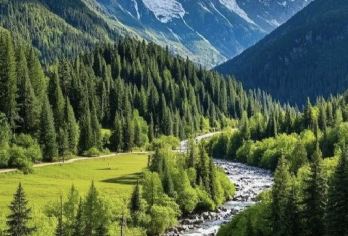 四川毕棚沟雪山童话世界1日游 中英双语团/可选泰语行车助理v【[四季山水]春季雪山下的羊角花，夏季碧波蓝天出大片，秋季五彩斑斓美如画，冬季冰雪世界玩不停】