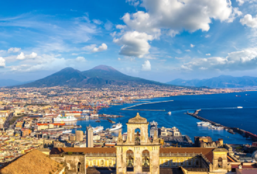 意大利罗马 | 往返【庞贝古城+那不勒斯】中文包车一日游【探寻传说中的庞贝，见证维苏威火山的震撼，体味那不勒斯海岸风光】