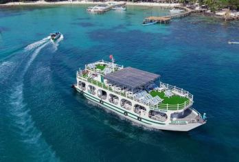 富国岛大船双岛一日游 【 浮潜+海钓+酒店接送+午餐】【[游览富国醉美三岛]享受终JI海滩之旅】