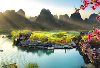 桂林阳朔世外桃源一日游【县城内酒店接送+一天两班】【阳朔县城接驳车接送直达】