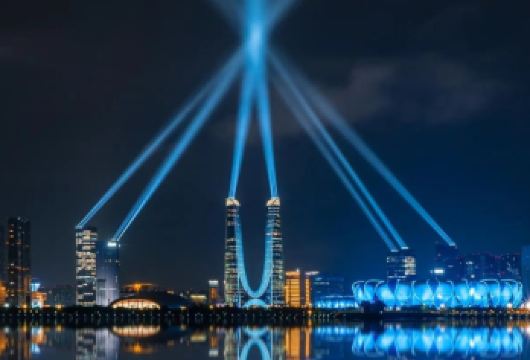 钱塘江(武林门码头)夜游【京杭大运河+钱塘江联游，赏灯光秀】【钱塘江夜游夜色时分，乘游船沿运河一路南下，经三堡船闸，欣赏钱江新城，日月同辉，钱王射潮等十里钱塘美景】