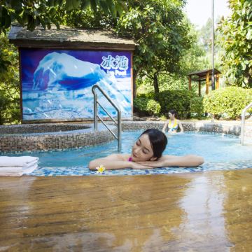 【新银盏温泉/银盏森林温泉2选1、广州周边游的真温泉】