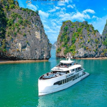 河内下龙湾一日游+豪华邮轮+皮划艇+海鲜午餐+下午茶+接送