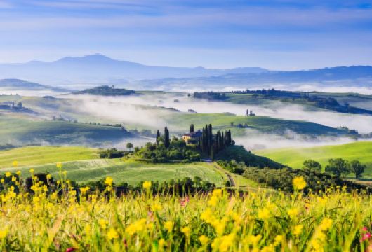 托斯卡纳+奥尔恰谷+皮恩扎+锡耶纳老城+田野广场-中文包车游【中文专车｜市区酒店上门接送｜行程可调｜景点可定制】