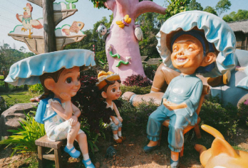 深圳甘坑小镇亲子学生研学1日游【小凉帽农场手工+凤凰谷+V谷【距离近，车程段，亲子学生很适应】