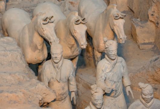 西安秦始皇帝陵博物院(兵马俑)半日游【赠汉服妆造/三环内接】【[亮点1]总社发团，三环内上门接，出游更省心！】