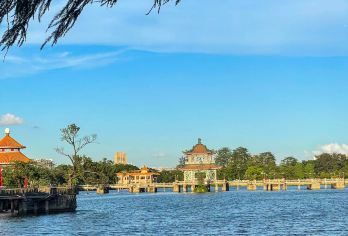 广东揭阳学宫+进贤门城楼+黄龙寺+黄满寨瀑布一日游可英文服务【可提供英文及小语种导游服务-往返接送-可选导游-可代订门票】