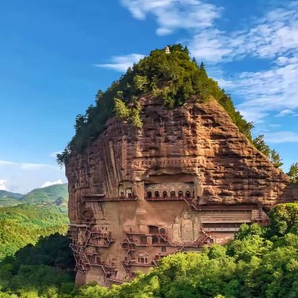 麦积山石窟仙人崖净土寺|导游全程讲解|上门接送门票全含一日游