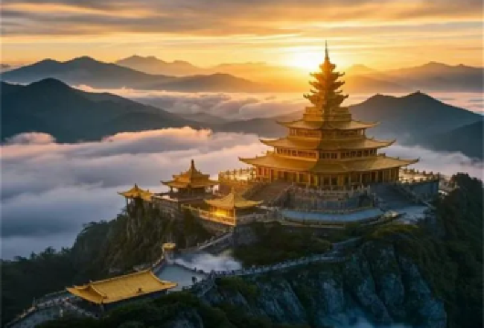 峨眉山+乐山大佛一日游【船游or登山｜3环内可接+中餐】【峨眉中餐：特色菜天麻雪花笋炖鸡】