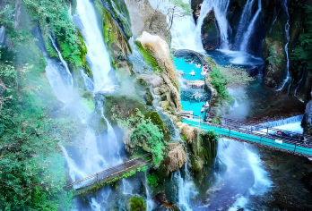 螺髻山温泉瀑布一日游（全称无自费无购物无自费）【全称无自费无购物】